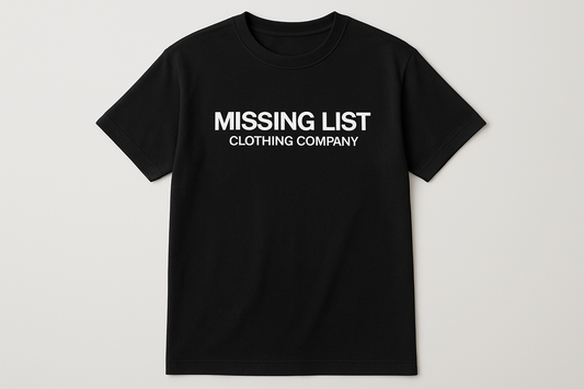 Missing List White - Classic T