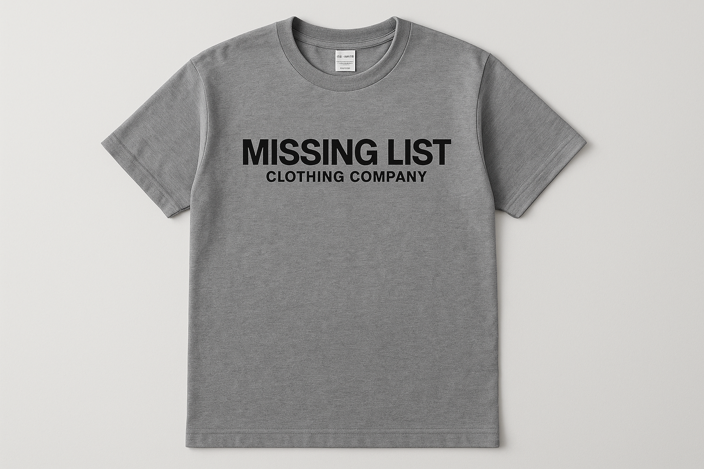 Missing List Black Classic T