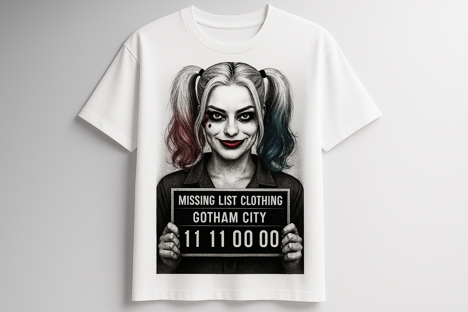 Harley Quinn Gotham City T-shirt Design