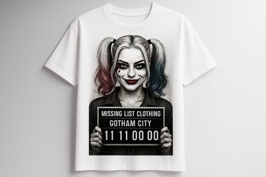 Harley Quinn Gotham City T-shirt Design