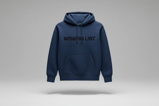 Navy Prestige Hoodie 3D Render