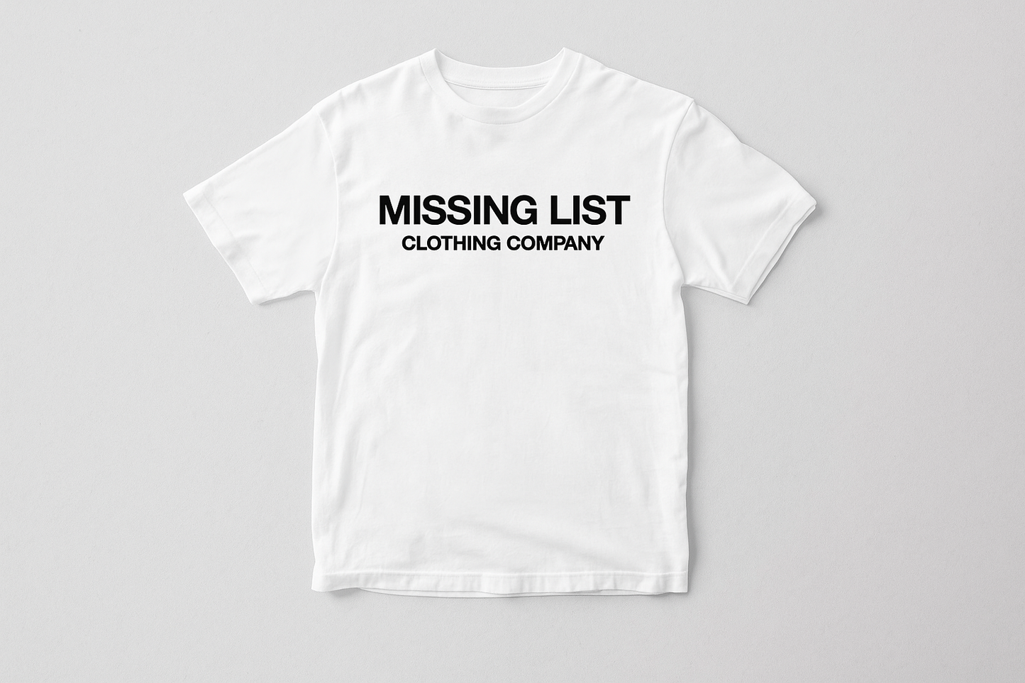 Missing List Black Classic T