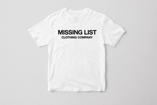 Missing List Black Classic T